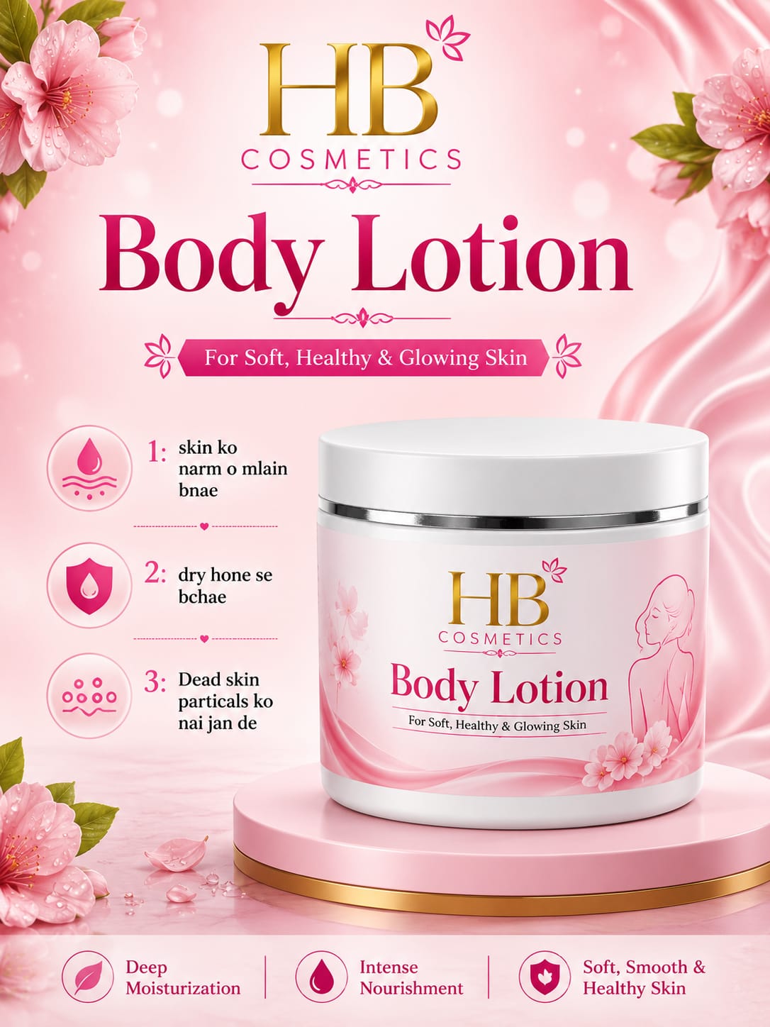 HB Cosmetics Body Lotion